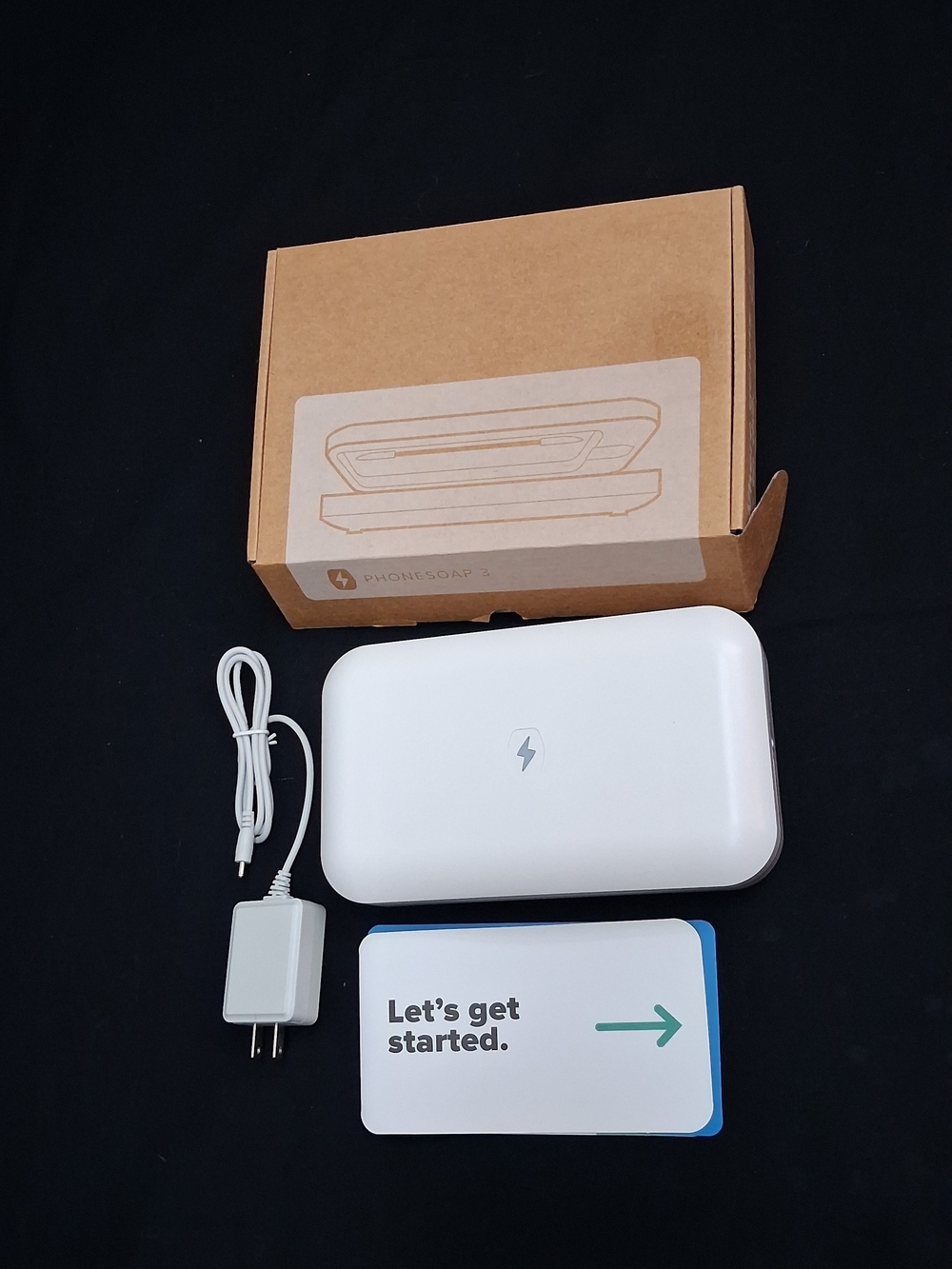 PhoneSoap 3 UV Phone Sanitizer - White